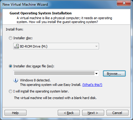 Guest Operating System Installation