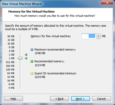 Memory for the Virtual Machine