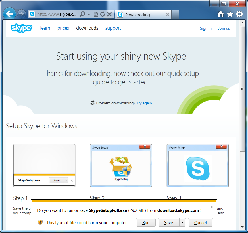 Download Skype