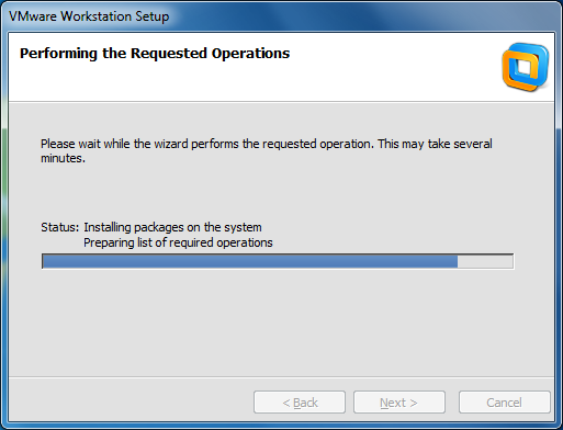 Performing the Requested Operations